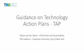 Guidance on Technology Action Plans - TAPcustomers.meta-fusion.com/wcm/160405_6009_UNFCCC... · Steps for preparing a Technology Action Plan Purpose of revised TAP guidance: Identify