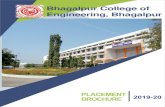 Bhagalpur College of Engineering, Bhagalpur€¦ · than 50 years as one of the premier institutes of Bihar. It stands as an institute of repute in the field of technology and education
