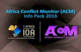 Africa Conﬂict Monitor (ACM) Info Pack 2016 · (15% discount) (25% discount) (35% discount) Per report Saving Total Per report Saving Total Per report Saving Total US$ 45.00 US$
