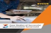 Case Studies of Successful Procurement Turnaround...Business Objectives § Improve visibility on supplier information and contractual documents, ensuring better governance § Reduce
