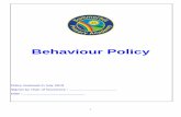 Behaviour Policy - Summerhill Primary Academy... · Protecting children from maltreatment. Preventing impairment of children’s health or development. Ensuring that children grow