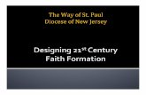 The Way of St. Paul Diocese of New Jersey...Workshop September-‐ December 2015 • Design Work & Implementa