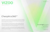Cheoptics360™ · Cheoptics360™ is a multi-functional holographic display system that allows 3D objects to appear within a glass pyramid with stunning vibrancy. Objects, which