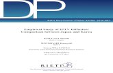 Empirical Study of IPTV Diffusion · providers of IPTV must use the findings from the research to identify factors with favorable characteristics for adoption of the IPTV services.