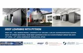 DEEP LEARNING WITH PYTHON - Morris Riedel...2018/04/19  · DEEP LEARNING Programming with TensorFlow & Keras 19th April 2018 Page 7 [1] M. Riedel, Invited YouTube Tutorial on Deep