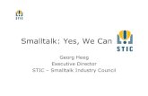 Smalltalk: Yes, We Can - Heeg Smalltalk-Koelnآ  Smalltalk: Yes, We Can Georg Heeg Executive Director