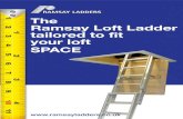 The Ramsay Loft Ladder tailored to fit your loft SPACE · A. Open the hatch When the TELESTEPS® Loft Ladder isn’t in use it is fully retracted and very space saving. The adjustable