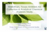 Midlothian, Texas Ambient Air Collection & Analytical ... · Draft Health ConsultationDraft Health Consultation Texas Department of State Health Services (DSHS) conducted the Health