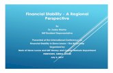 Financial Stability -A Regional Perspectivebsl.gov.sl/Financial Stability - A Regional Perspective.pdfFROM 2017 GFSR The financial crisis of 2007-09 and its aftermath emphasized the