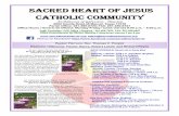 SACRED HEART OF JESUS CATHOLIC COMMUNITY · 12/6/2015  · SR Airman Patricia Gilliland, CAPT Erika Hooper; AFC Elizabeth Huerta; Tech SGT (Re red) David Porche U.S.M.C.: LCPL Jeremy