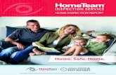 HOME INSPECTION REPORT · This home inspection report is not to be construed as an appraisal and may not be used as such for any purpose. ... defect that poses an unreasonable risk