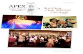 APEX- One ASEANintercultural, contemporary and traditional works of art Promote and support disaster risk reduction (DRR) practices and infrastructures Develop and enable lifelong