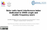 Solar Radio Burst Interference Index dedicated to GNSS users · from 1 dB-Hz  fade, thanks to the large number of stations. •GLONASS data agrees at 0.1±0.2 dB-Hz