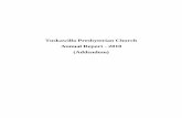 Tuskawilla Presbyterian Church Annual Report - 2010 (Addendum) Annual Report 2010 Addendum (01-15-2… · 15.01.2011  · The Year 2010 has been an incredible year for your Outreach