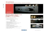 TUBE HEADPHONE AMPLIFIER - Analoganalog.co.kr/pdf/svetlana.pdf · 2010-04-05 · Tube Headphone Amplifier with USB 1.1 Codec Technical Specifications • SRPP (Shunt Regulated Push