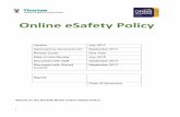 Online eSafety Policy - Thurton€¦ · Online eSafety Policy Signed: *Based on the Norfolk Model Online Safety Policy Version July 2017 Approved by Governors On: September 2017 Review