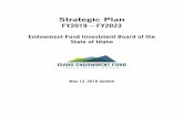 Endowment Fund Investment Board f the o State of Idahodfm.idaho.gov/publications/bb/strategicplans/fy2019/natural-resources/lands...endowed certain lands to be used to generate income