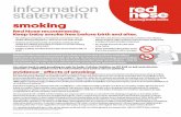 information statement - Red Nose Australia · smoking was the major cause of the observed high levels.22 All mothers, including those who smoke, are encouraged to breastfeed their