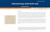 emocracy gender euality emocracy and ciil war and gender ...€¦ · 5/9/2017  · civil war.5 In an effort to test the consistency of the cod- ing of several different data sets