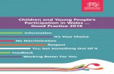 Children and Young People’s Participation in Wales Good Practice … · 2019-06-27 · school and the larger community context. The principle affirms that children are active citizens