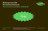 Easycycle - Dossier Promotions Automnales 2018€¦ · Prix catalogue : CHF 3'799.-Chaque fois que vous montez sur l'E-Verb, vous pouvez profiter d'une liberté illimitée et passer