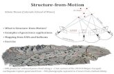 Structure from Motion - SDSC€¦ · This is where the term Structure from Motion comes from. Scene structure refers to all these parameters; motion refers to movement of the camera
