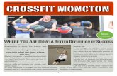 November 2015 Newsletter - CrossFit Moncton€¦ · November 2015 Where You Are Now: A Better Definition of Success ... Yada, yada yada. It’s all noise and it’s all completely