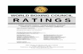 WORLD BOXING COUNCIL R A T I N G S - Boxeo de Colombiaboxeodecolombia.com/wp-content/uploads/2017/01/...Alexander Povetkin (Russia) Bermane Stiverne (Haiti/Canada) Luis Ortiz (Cuba)