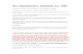 The Administrative Tribunals Act Administrative Tribunals Act.pdf · Tribunal, or the State Administrative Tribunal for that States established under the provisions of Art. 323-A