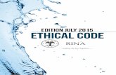 Edition July 2015 ETHICAL CODEsp-resources.rina.org/rinagroup/flippingbook/... · n TIC - Testing Inspection and Certification n E - engineering and consultancy n Research and innovation