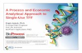A Process and Economic Analytical Approach to …...Quantify major economical benefits Evaluate the impact of key process parameters Benchmark against conventional re-use TFF ...
