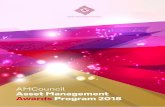 AMCouncil Asset Management Awards Program 2018 · 2017-10-12 · The Asset Management Excellence Awards Categories The following categories are available in the Asset Management Excellence