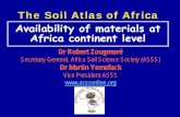 Availability of materials at Africa continent level · Major soil types in Africa Soil type Covered zones Acrisols/ Ultisols Southern sub-humid West Africa, Tanzania Nitisols/ Plaeudults,