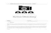 Active Directory Security Assessment - ADSA€¦ · Active Directory Security Assessment - ADSA Author Huy Kha Contact Huy_Kha@outlook.com Summary Active Directory is the backbone