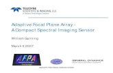 Adaptive Focal Plane Array - A Compact Spectral Imaging …Adaptive Focal Plane Array -A Compact Spectral Imaging Sensor 5a. CONTRACT NUMBER 5b. GRANT NUMBER 5c. PROGRAM ELEMENT NUMBER