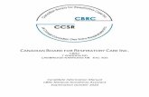 CBRC 7 WARDEN RDcbrc.ca/wp-content/uploads/2018/01/CBRC-AA-Manual-October-2020-English.pdfOctober 26, 2020 Exam Registration dates July 16 - August 19, 2020 Registration deadline August