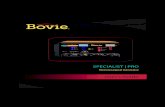 SPECIALIST | PRO - Bovie Medical · 2019-06-04 · understand, and follow the operating instructions supplied with this electrosurgical equipment. Physicians have used electrosurgical