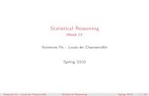 Week12 SciencesPo-LouisdeCharsonville Spring2018 · Week12 SciencesPo-LouisdeCharsonville Spring2018 Sciences Po - Louis de Charsonville Statistical Reasoning Spring 2018 1 / 40.