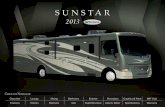 SUNSTAR - LazydaysWIT Club Warranty SUNSTAR SUNSTAR 2013 goItasca.com On The Cover: 35B Silver Birch Full-Body Paint 35B Silver Song with Coffee-Glazed Vienna Maple Cabinetry A Rising