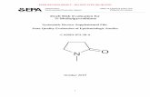 Draft Risk Evaluation for N-Methylpyrrolidone · 2019-11-04 · Study reference: Environmental Health, 79(5), 357 ... exposure measurements. Ambient air monitoring of average workplace