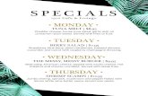 Daily Specials - Spring 2018 - 1910 - WEEK13 · Daily Specials - Spring 2018 - 1910 - WEEK13 Created Date: 4/9/2018 9:25:59 AM ...