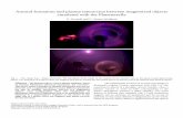 Auroral formation and plasma interaction between ...planeterrella.osug.fr/IMG/pdf/planeterrella_22nov_v8.pdfconfigurations, such as a magnetized object (a sunspot) emitting towards