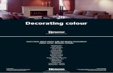 Decorating colour - Resene Paints Ltd · ideas for decorating and tells us that normally things look good with: The darkest value at our feet, such as the forest ﬂ oor. The medium