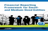 Financial Reporting Framework for Small- and …...The FRF for SMEs reporting option is a cost-beneficial solution for man-agement, owners, and others who require financial statements