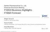 Santen Pharmaceutical Co., Ltd. Financial Disclosure ... · Management structure revamped as of April 1 to realize the next long-term vision 5 ... Shigeo Taniuchi Head of Product