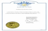 St SECRETARY OF STATE Certificate of the Secretary of State l, … · this 1st day of May, 2020. ALEX PADILLA Secretary of State osp 10 119372 . Created Date: 5/1/2020 2:59:18 PM