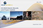 H1 2018 Interim Results and Project Update€¦ · H1 2018 Interim Results and Project Update September 2018 AIM: HGM. Disclaimer Certain statements within this presentation constitute
