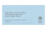 Developing your Brand Message and The Story of …...Microsoft PowerPoint - Developing your Brand Message and The Story of Your Why - Rebranding Beyond Your Origin Story Author mchorlton