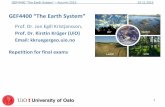 GEF4400 “The Earth System”€¦ · GEF4400 “The Earth System” – Autumn 2015 25.11.2015 Rhein, M., et al., 2013: Observations: Ocean. In: Climate Change 2013: The Physical