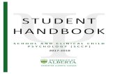 SCCP Handbook (2017-2018) · 2020-06-19 · KEYS Office keys are issued to students in the program allowing you to enter offices after office hours and during weekends. Keys for individual